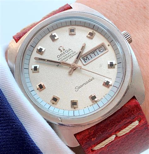 omega seamaster calendar replica|vintage omega seamaster day date.